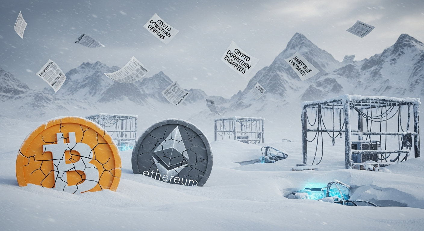 加密貨幣大跌風暴擴散：企業損失逾 70 億美元、ETF 投資人虧損加劇、礦業受寒潮重創